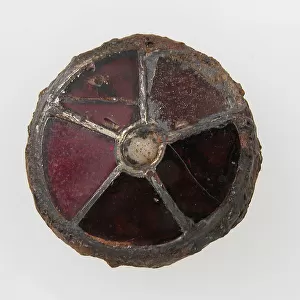 Disk Brooch, Frankish, 6th century. Creator: Unknown