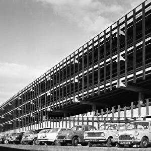 Doncaster North Bus Station car park, South Yorkshire, 1967. Artist: Michael Walters