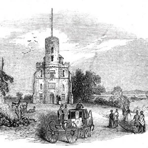 Eaglehurst Tower, Hampshire, 1844. Creator: Unknown