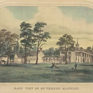 East View of Mount Vernon Mansion, c. 1860. Creator: Unknown