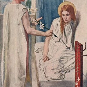 Ecce Ancilla Domini! (The Annunciation), 1849-50, (1911). Artist: Dante Gabriel Rossetti