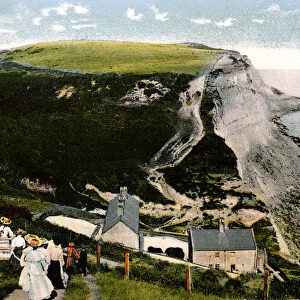 Ecclesbourne Cliff, Hastings, East Sussex, early 20th century