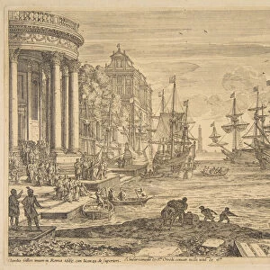 Embarkation of St. Ursula, 1665. Creator: Claude Lorrain