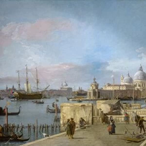 Entrance to the Grand Canal from the Molo, Venice, 1742 / 1744. Creator: Canaletto