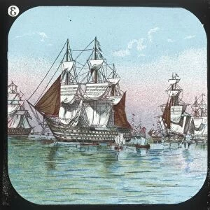 The Fleet at Spithead, 1853, c1900. Creator: Unknown