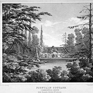 Fountain Cottage, Camberwell Grove, Camberwell, London, c1825