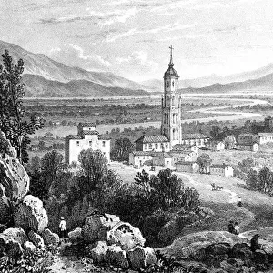 Fraga, Spain, 1823. Artist: James Duffield Harding
