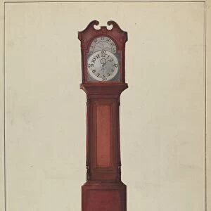 Grandfathers Clock, c. 1936. Creator: Cornelius Frazier
