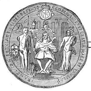 Great Seal of George II, mid 18th century, (19th century)