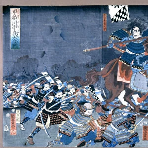 Great War of Ko Etsu Kawanakajima, samurai of the army of Usami Sunpu No Kami, popular