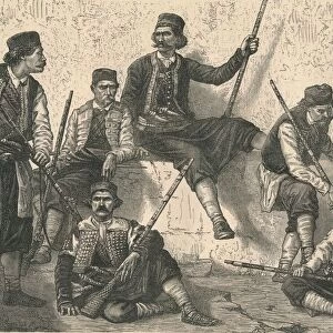 Group of Montenegrins, c1879. Creator: Unknown