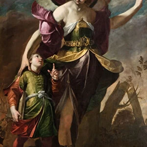 The Guardian Angel, 1630. Creator: Gioacchino Assereto