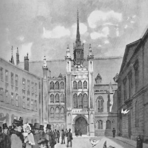 The Guildhall, Front Exit, 1891. Artist: William Luker