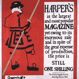 Harpers Magazine, 1896. Artist: The Beggarstaffs (William Nicholson &