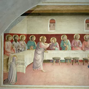 The Holy Communion and the Last Supper. Artist: Angelico, Fra Giovanni, da Fiesole (ca. 1400-1455)