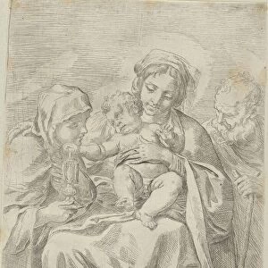 The Holy Family with Saint Clare, 1590-1600. Creator: Guido Reni