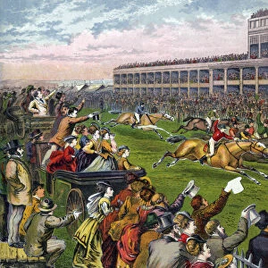Horse race, 19th century