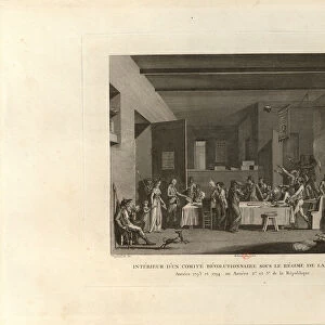 Inside a Revolutionary Committee during the Reign of Terror, 1802. Creator: Berthault