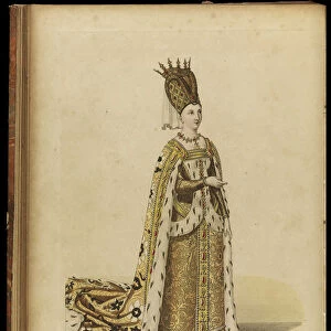 Isabeau de Baviere, Queen of France, Late 18th cent Artist: Gatine, Georges Jacques (1773-1831)
