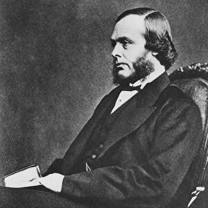 Joseph Lister, English surgeon and pioneer of antiseptic surgery, c1867