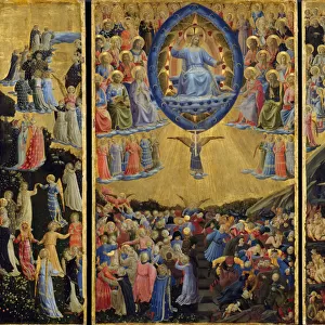 The Last Judgment (Winged Altar), Early 15th cen Artist: Angelico, Fra Giovanni, da Fiesole (ca. 1400-1455)