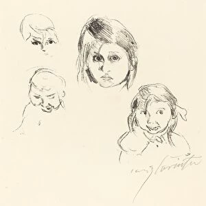 Kinderkopfe (Heads of Children), 1914. Creator: Lovis Corinth