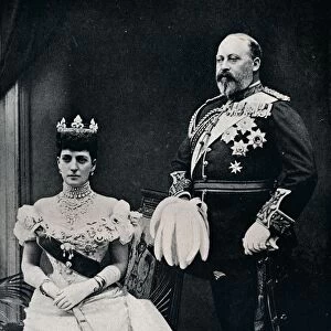 King Edward VII and Queen Alexandra, c1902 (1911). Artist: WS Stuart
