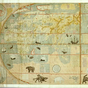 Kunyu Wanguo Quantu (Map of the Myriad Countries of the World), 1602. Creator: Ricci