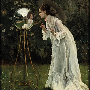 La Boule Argentee. Creator: Stevens, Alfred (1823-1906)