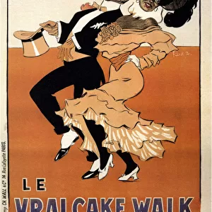 Le Vrai Cake Walk au Nouveau Cirque, c. 1901-1902. Artist: Laskowski (Laskoff), Francois (Franz) (1869-1918)
