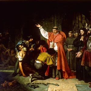 The liberation of Christian prisoners of Oran by Cardinal Cisneros, 1869. Artist: Jover y Casanova, Francisco (1836-1890)