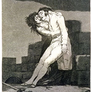 Los Caprichos, series of etchings by Francisco de Goya (1746-1828), plate 10: El