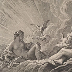 Love Instructed By Mercury, 18th century. Creator: Pierre Francois Basan