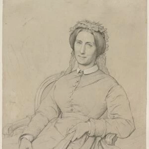 Madame Hippolyte Flandrin (Aimee Ancelot), 1869. Creator: Jean-Paul Flandrin (French