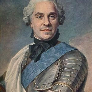 Marechal de Saxe, c1748. Artist: Maurice-Quentin de La Tour