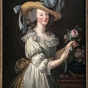 Marie Antoinette in a Muslin dress