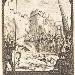 The Martyrdom of Saint John the Evangelist, c. 1634 / 1635. Creator: Jacques Callot