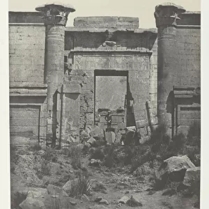 Medinet-Habou, Propylees du Thoutmoseum;Thebes, 1849 / 51, printed 1852