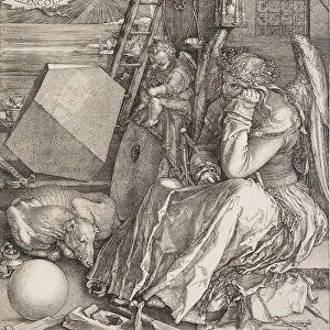 Melencolia I. Artist: Durer, Albrecht (1471-1528)