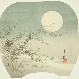 Full Moon and Autumn Flowers by the Stream, c. 1895. Creator: Ogata Gekko
