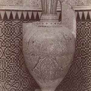 [Moorish Vase, Granada], 1880s-90s. Creator: Senan y Gonzalez