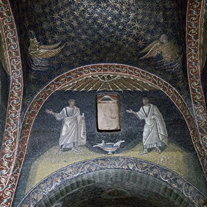 Mosaic of St Paul and St Peter in the Mausoleum of Galla Placidia, 5th century