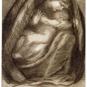 Mother and Child, 1911. Artist: Anna Lea Merritt