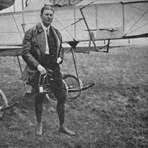 Mr Gordon Bell, who flew more different types than any other pilot of his time, 1913 (1934). Artist: Flight Photo