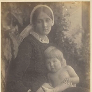 Mrs. Herbert Duckworth with Gerald Duckworth, 1872. Creator: Julia Margaret Cameron