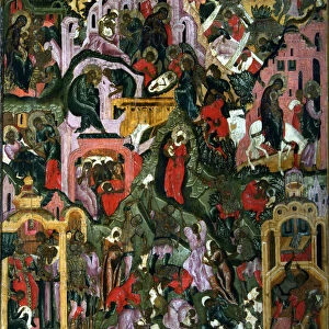 The Nativity of Christ (The Holy Night), Second Half of the 17th cen Artist: Russian icon