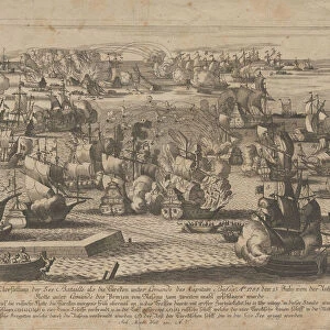 Naval battle between the Russian and Ottoman fleet on July 13, 1788, 1788