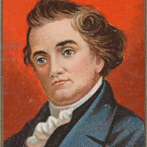 Noah Webster, from the series Great Americans (N76) for Duke brand cigarettes, 1888