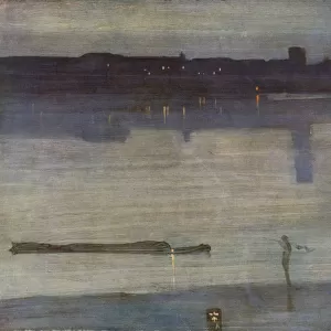 Nocturne in Blue and Green, 1870. Creator: James Abbott McNeill Whistler (1834-1903)