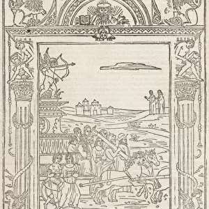 Opera Triumphi, Soneti, & Canzone February 15, 1508. Creator: Pico Master